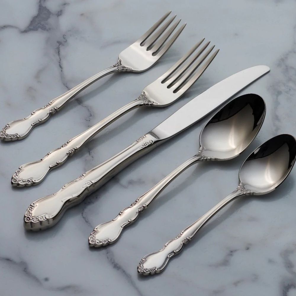 Dover 18/10 Stainless Steel 45-Piece Flatware Set | Oneida