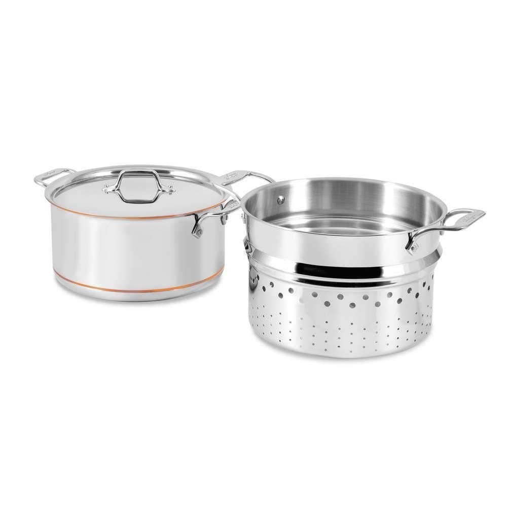Copper Core 5-Ply Bonded Stainless Steel Cookware Set (15-Piece
