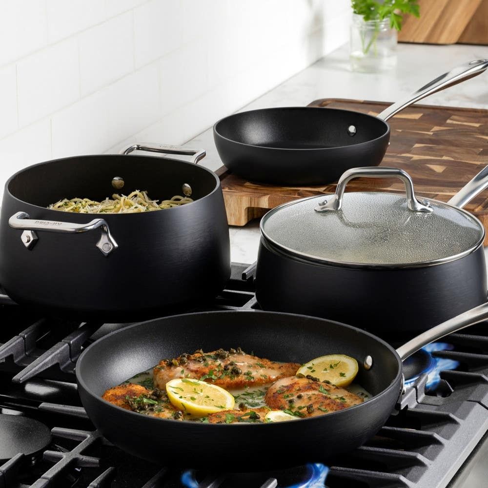 HA1 Expert Hard Anodized Nonstick Sauce Pan with Lid (2.5 Quart