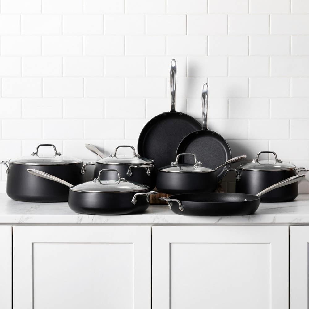 HA1 Hard-Anodized Nonstick Fry Pan Set - Thumbnail 2