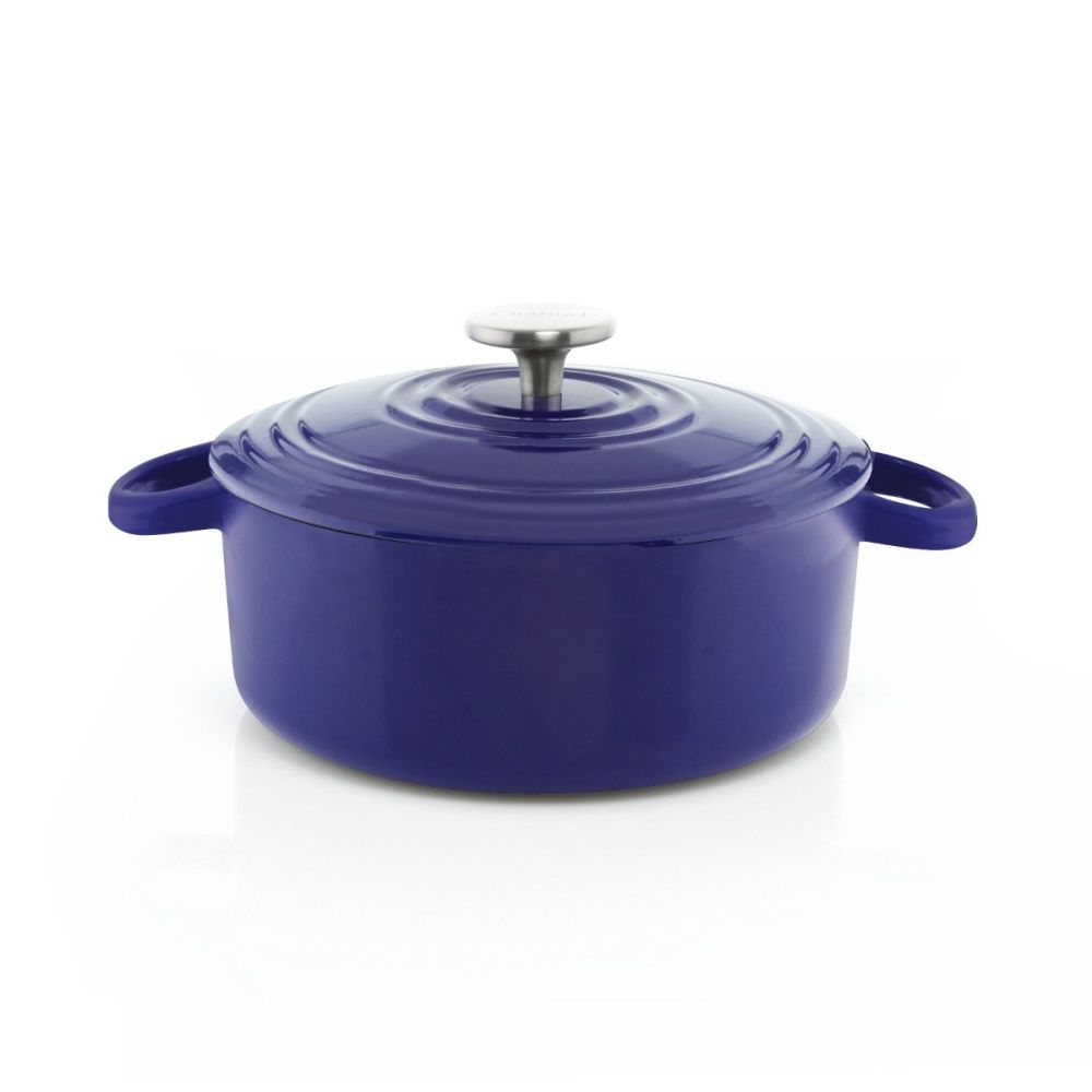 Chantal 3Qt. Round Cast Iron Dutch Oven