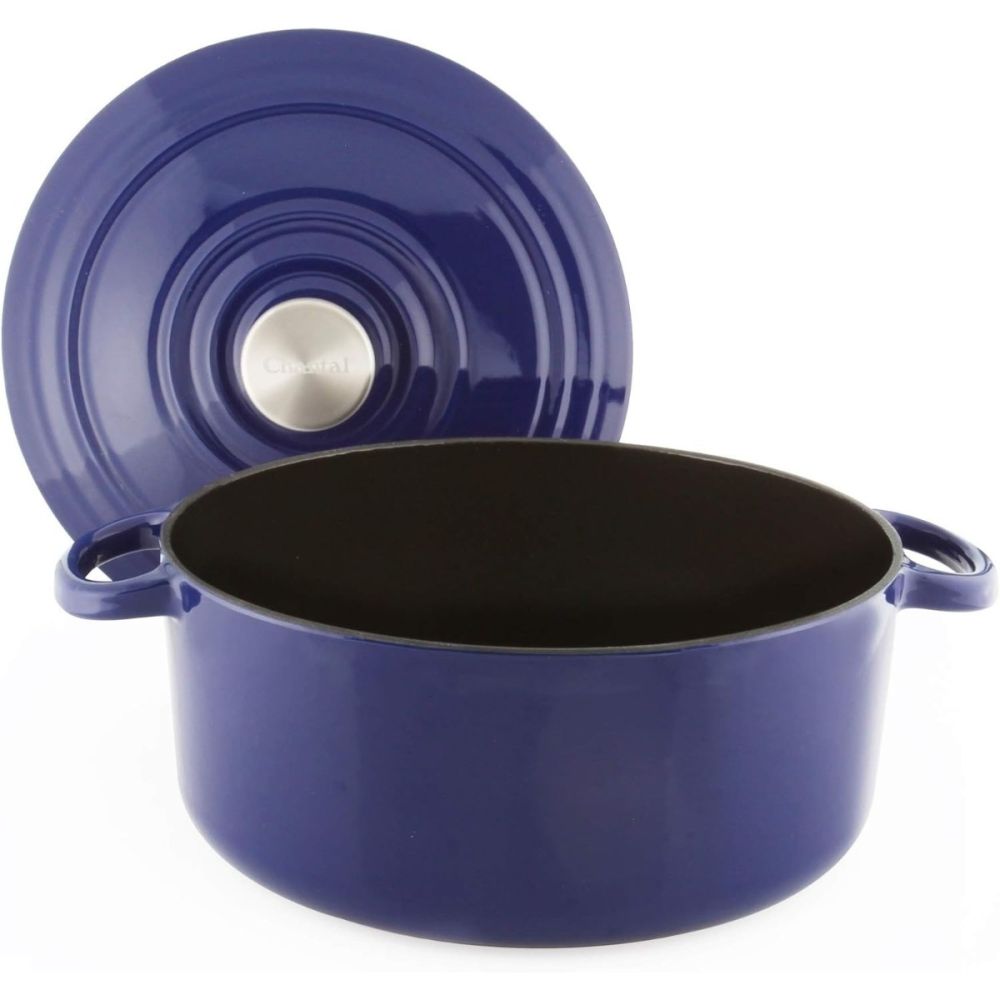 Chantal 5Qt. Round Cast Iron Dutch Oven - Thumbnail 5
