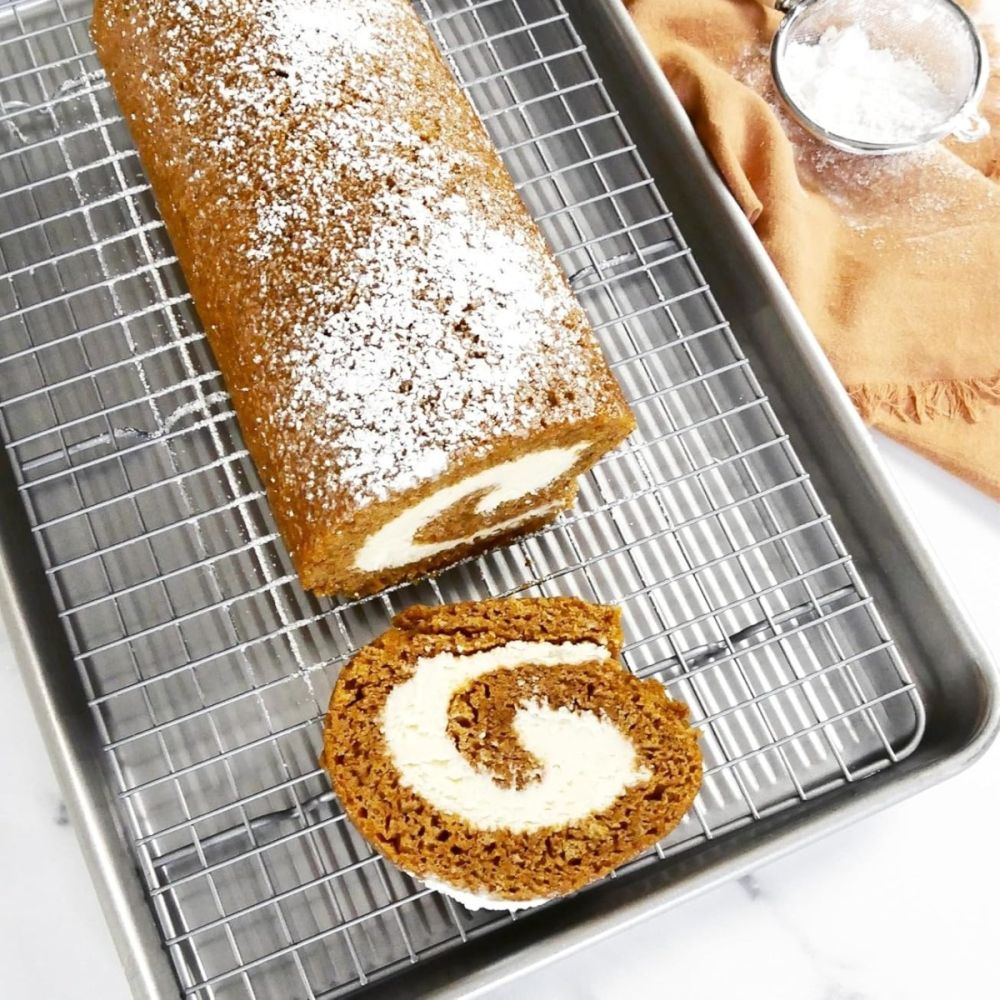 USA Pan Jelly Roll Baking Sheet and Cooling Rack