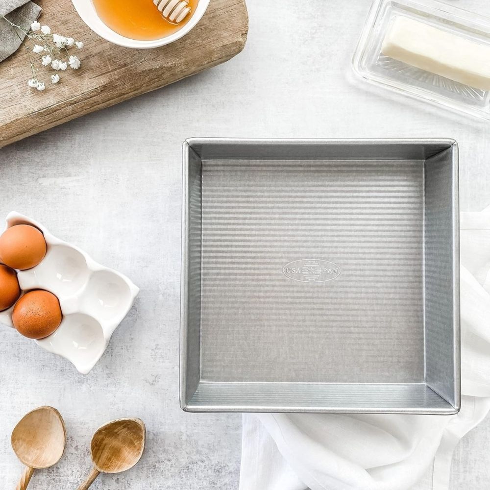 8x8 Inch Square Cake Pan - Thumbnail 2