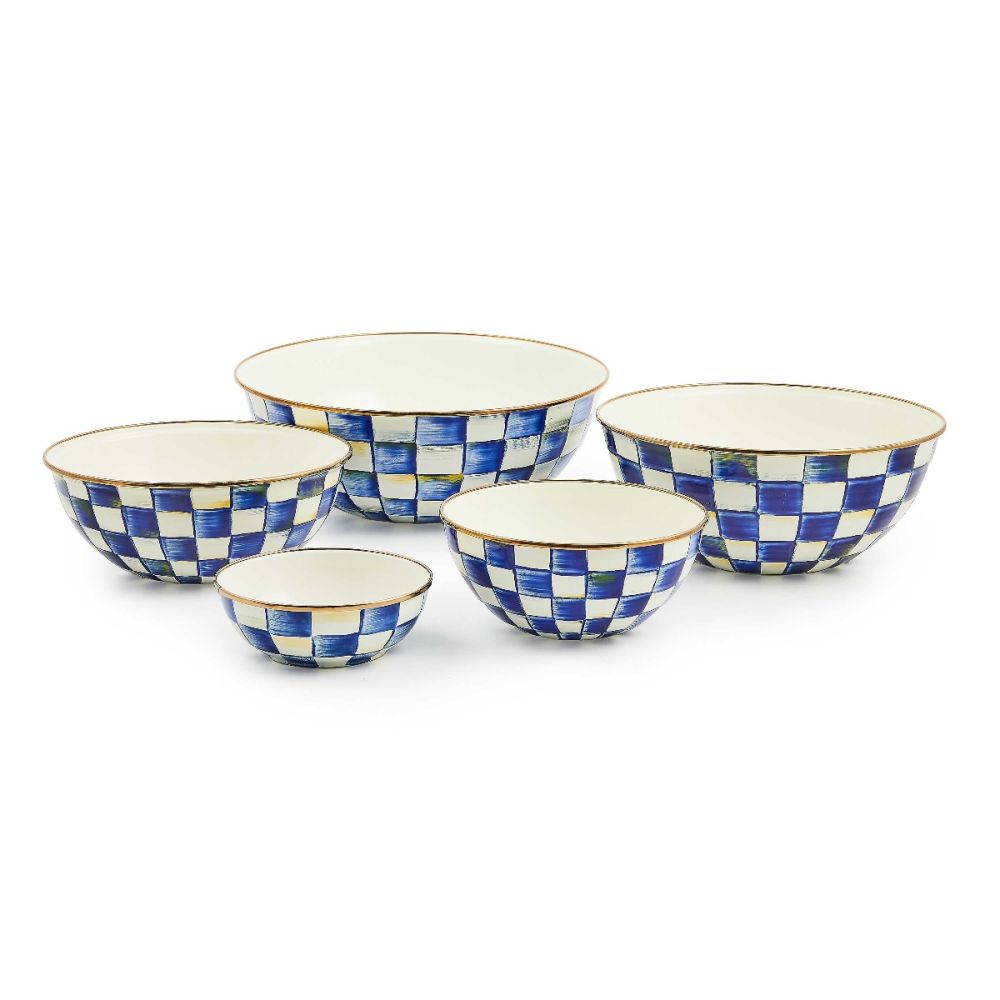 MacKenzie-Childs Royal Check Bowl - Thumbnail 3