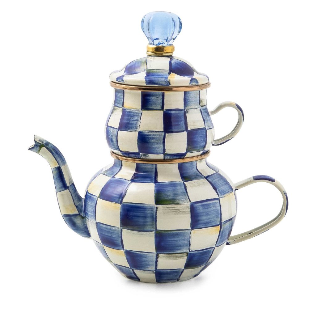 Royal Check High Tea Set | MacKenzie-Childs | Everything Kitchens