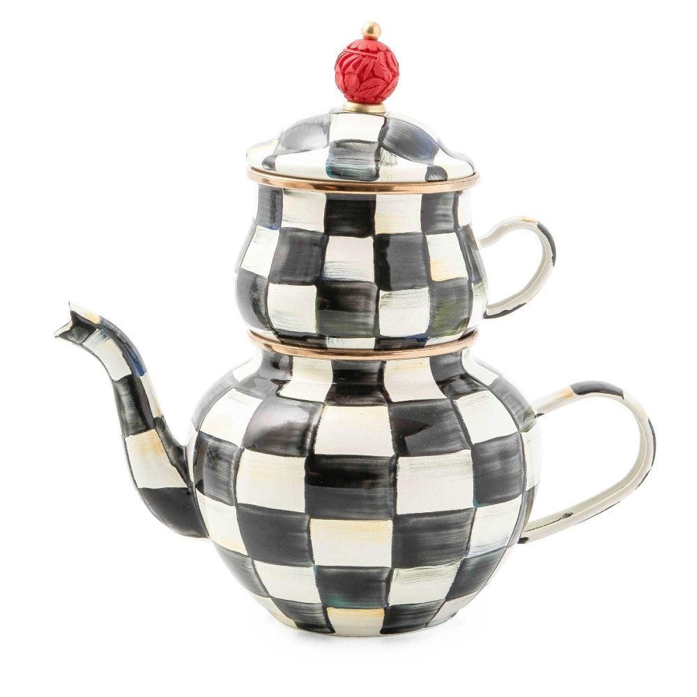 Courtly Check High Tea Set | MacKenzie-Childs | Everything Kitchens