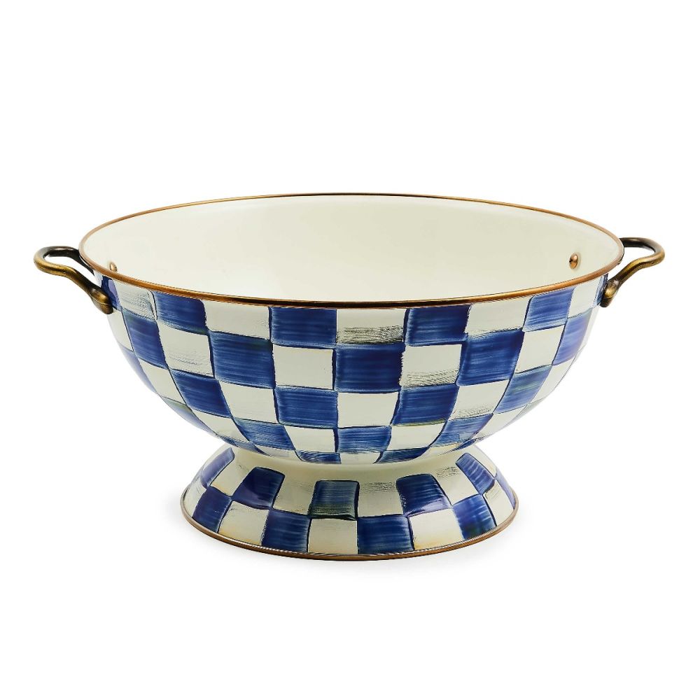 ♩　Mackenzie-childs　マッケンジーチャイルズ　ボウル Royal Check 6.5 Qt. Everything Bowl | MacKenzie-Childs