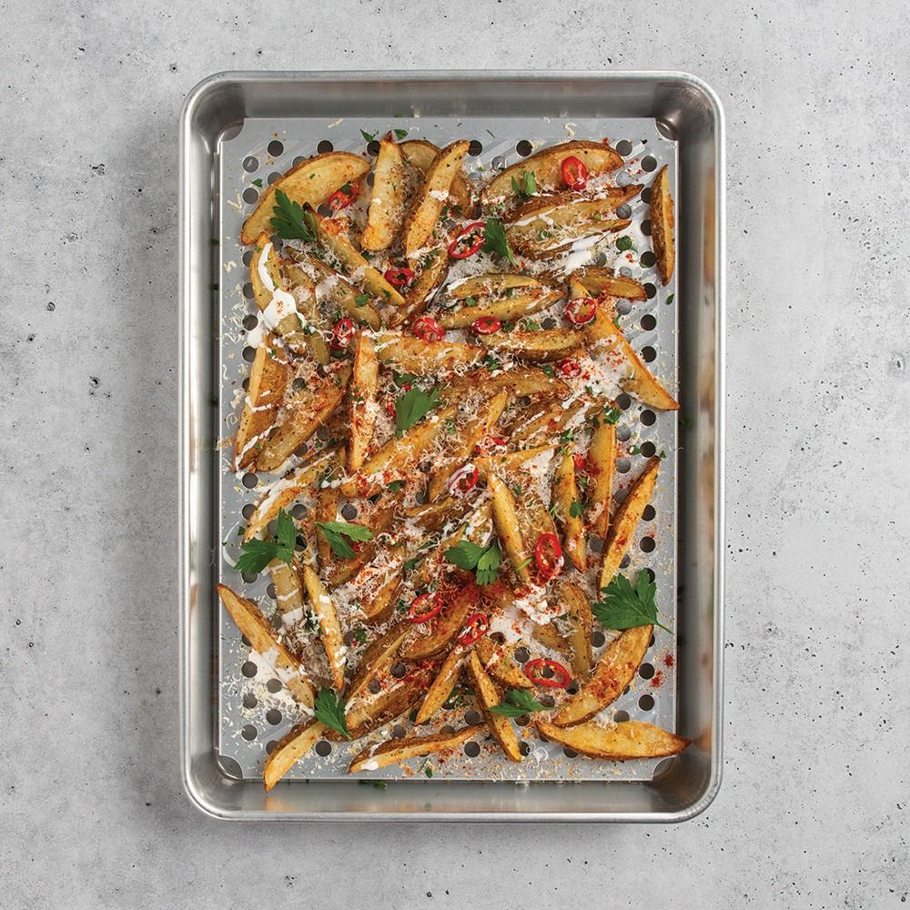 Naturals High Sided Sheet Pan With Multi-Task Cooling Rack