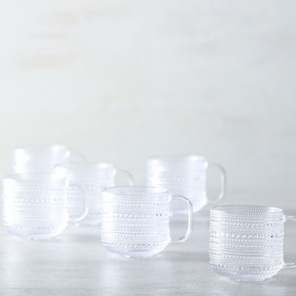 Jupiter 13.5oz Coffee Cup (Clear) | Fortessa | Everything Kitchens