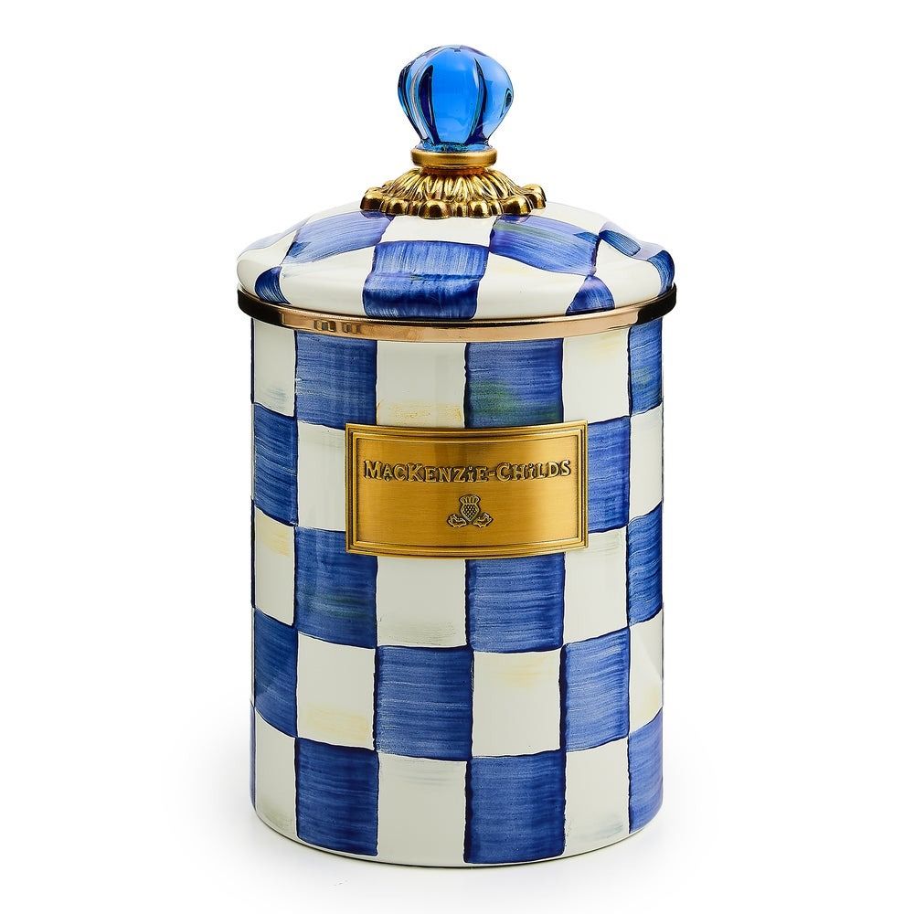 MacKenzie-Childs Royal Check Canister - Thumbnail 2