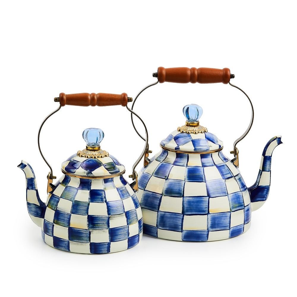 Royal Check Tea Kettle - Thumbnail 4