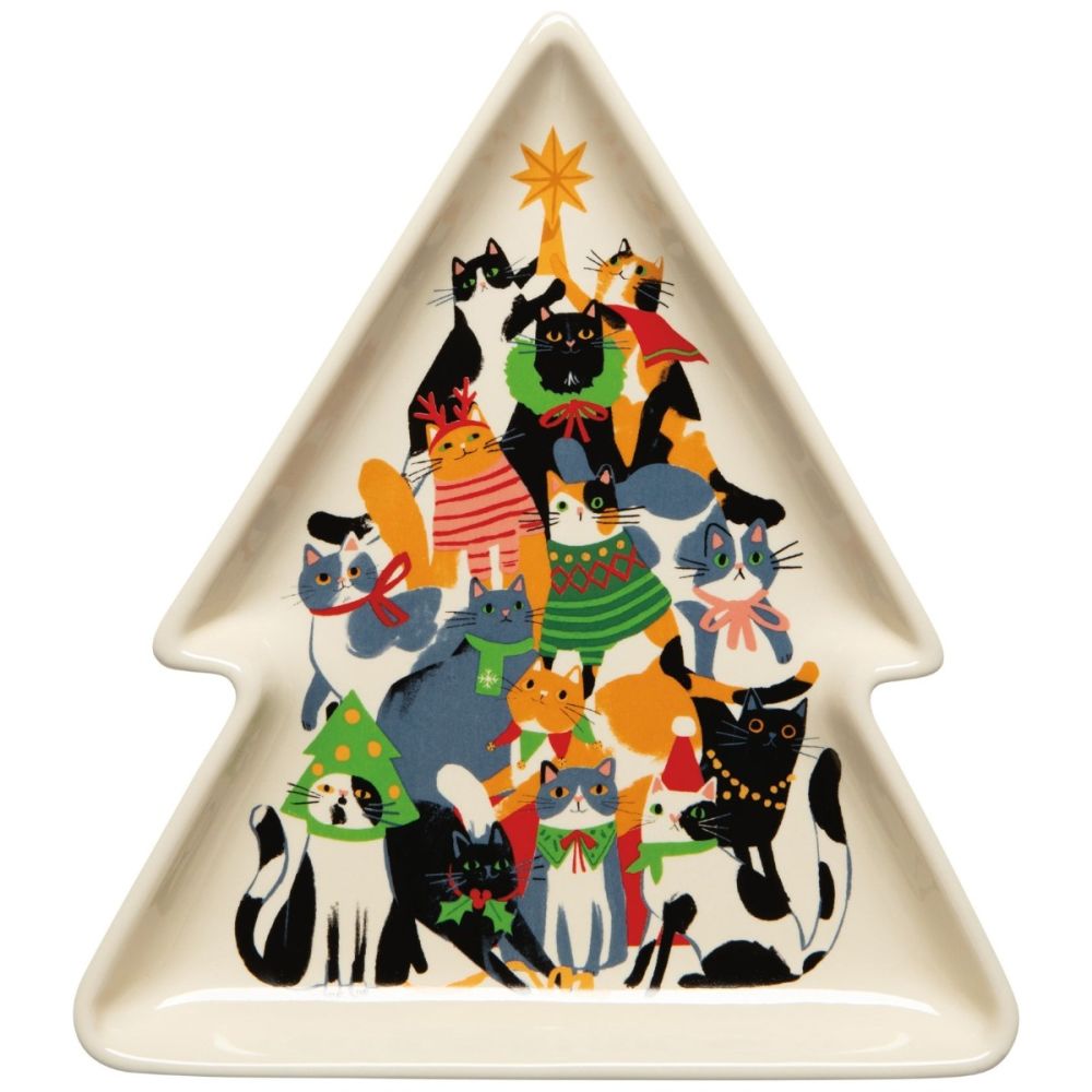 Christmas Shaped Dish (Kitty Carol) | Danica Jubilee | Everything