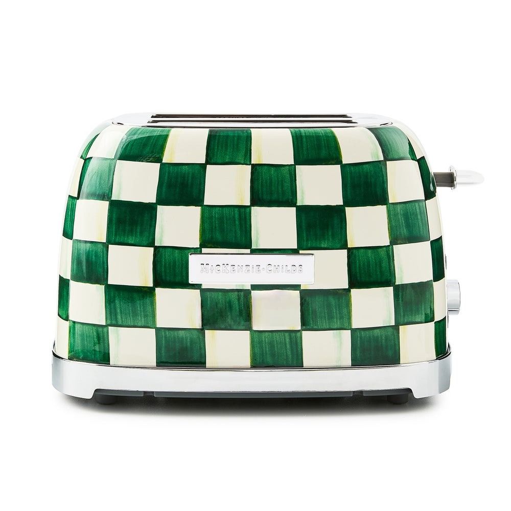 Emerald Check 2-Slice Toaster | MacKenzie-Childs | Everything Kitchens