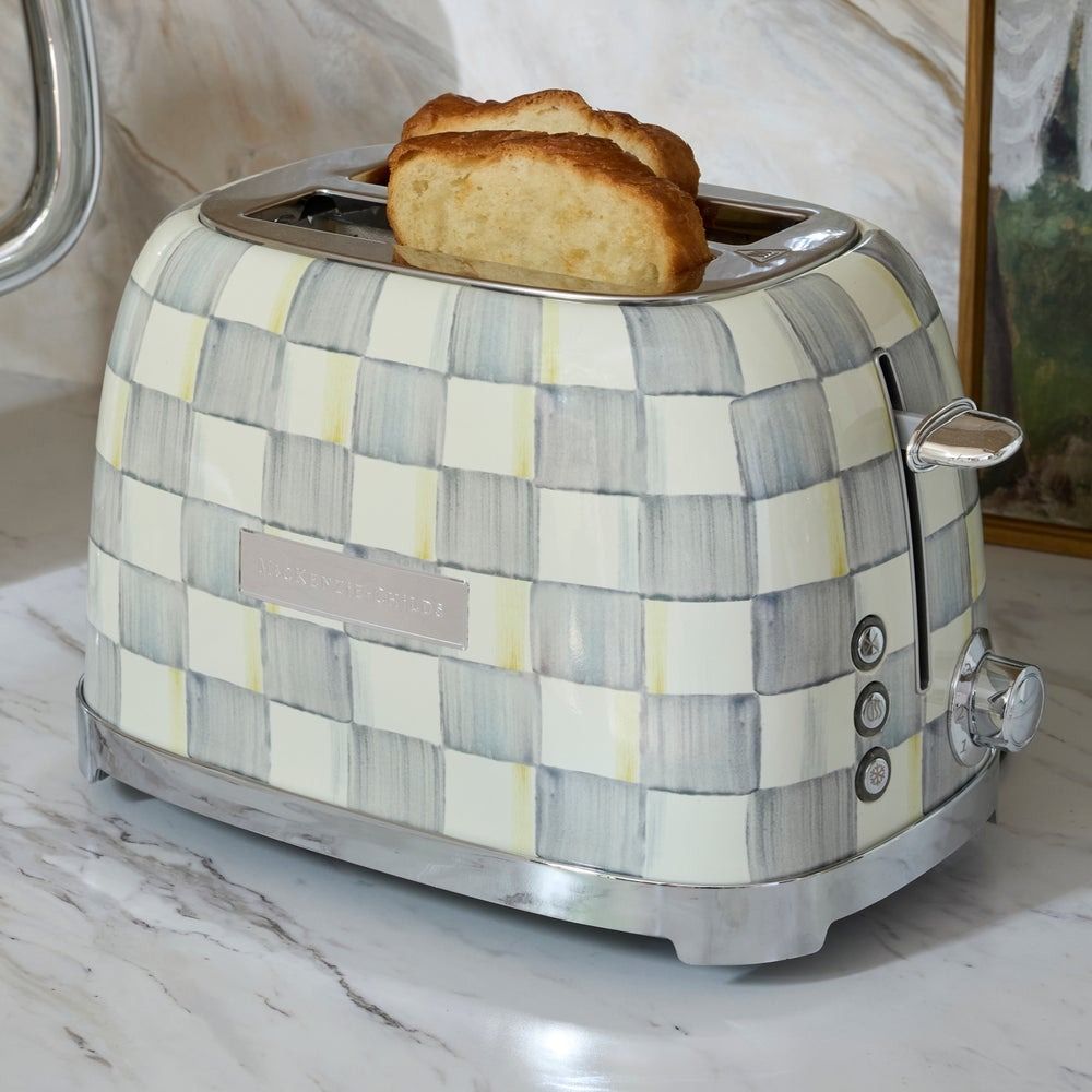 Sterling Check 2-Slice Toaster | MacKenzie-Childs | Everything