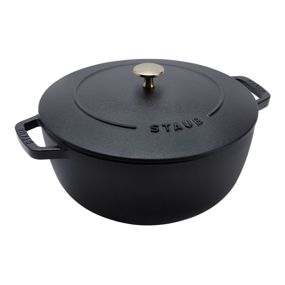 Cast Iron 5.25 Qt. Essential French Oven (Matte Black) | Staub