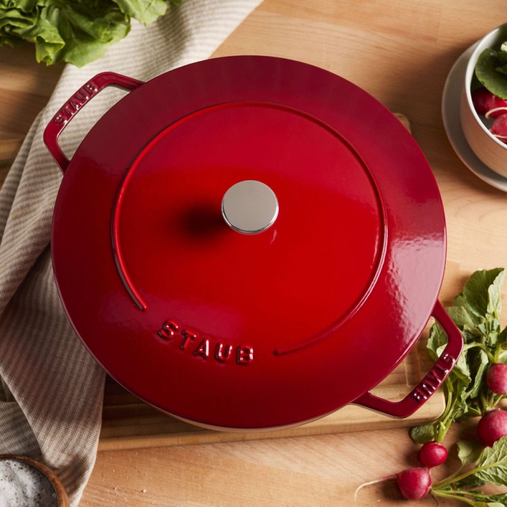 Cast Iron 5.25 Qt. Essential French Oven (Cherry) | Staub