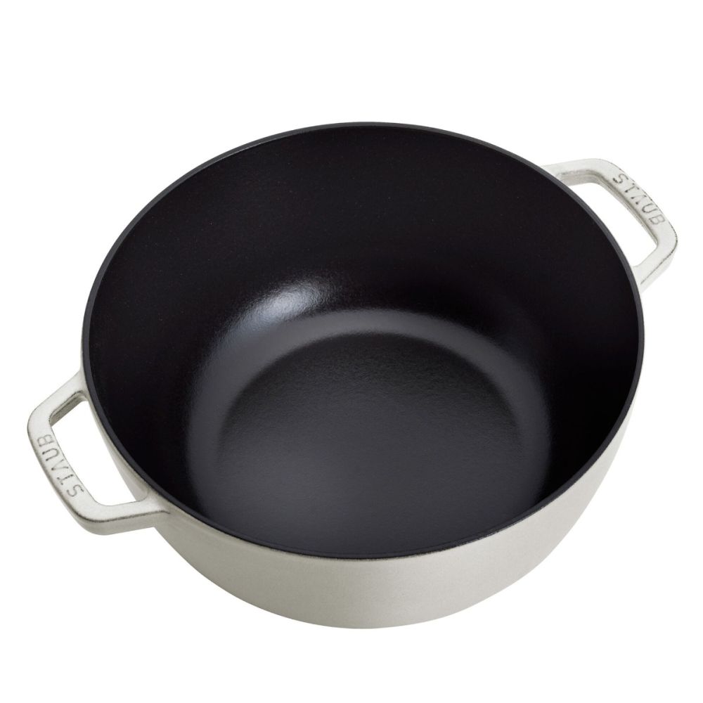 Cast Iron 5.25 Qt. Essential French Oven (White Truffle) | Staub
