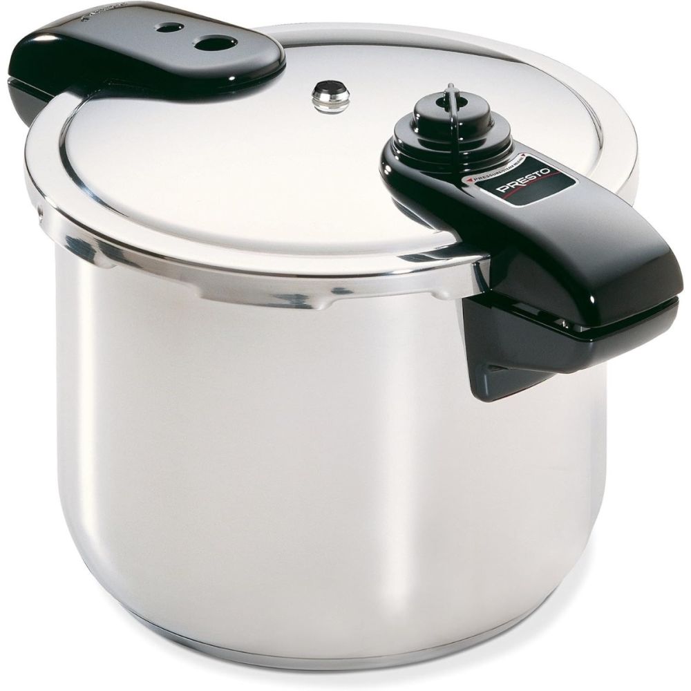 Presto Stainless Steel Pressure Cooker/Canner Steam Gauge 22 qt - Thumbnail 2