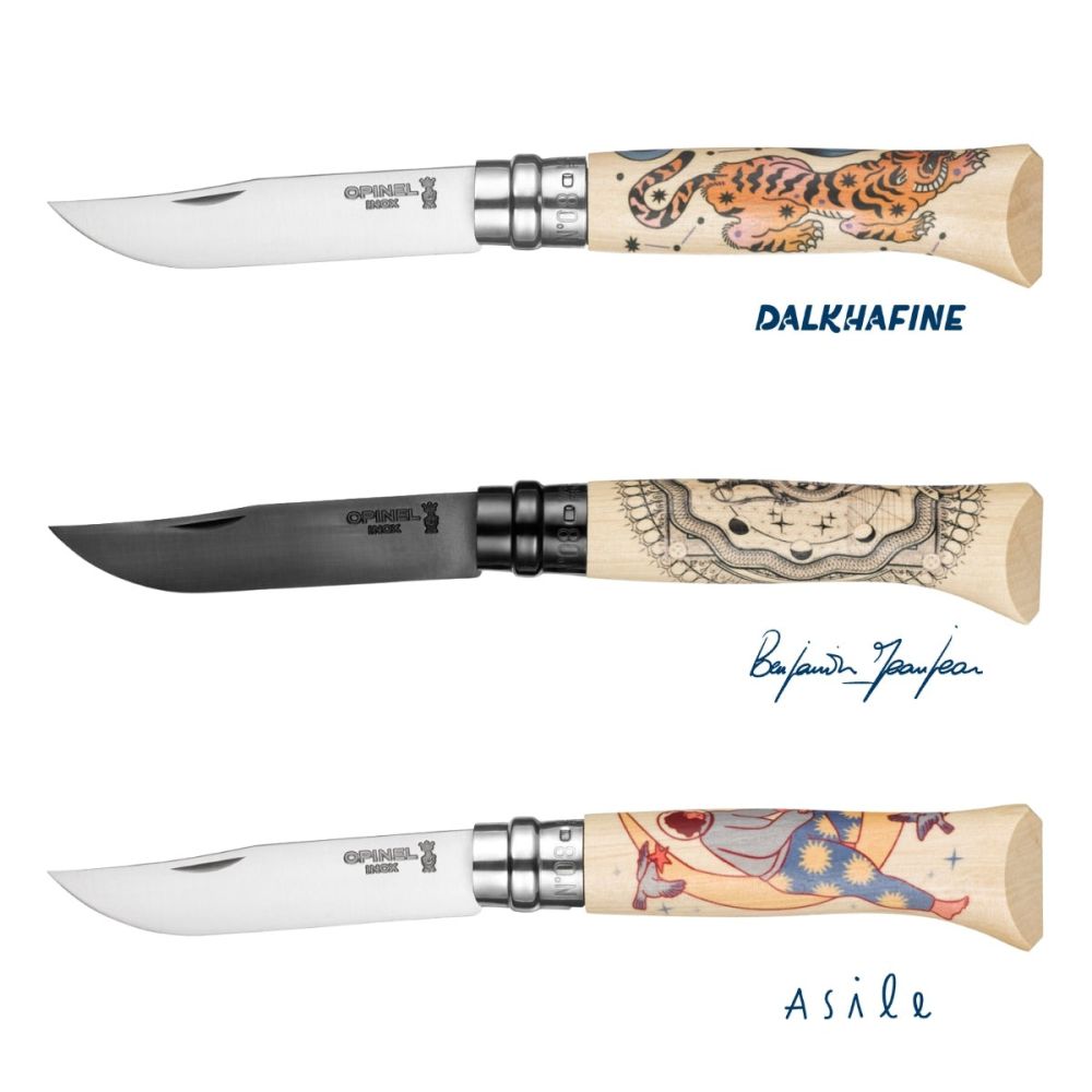 No. 8 Artist Limited Edition V Cosmos Folding Knife (Dalkhafine