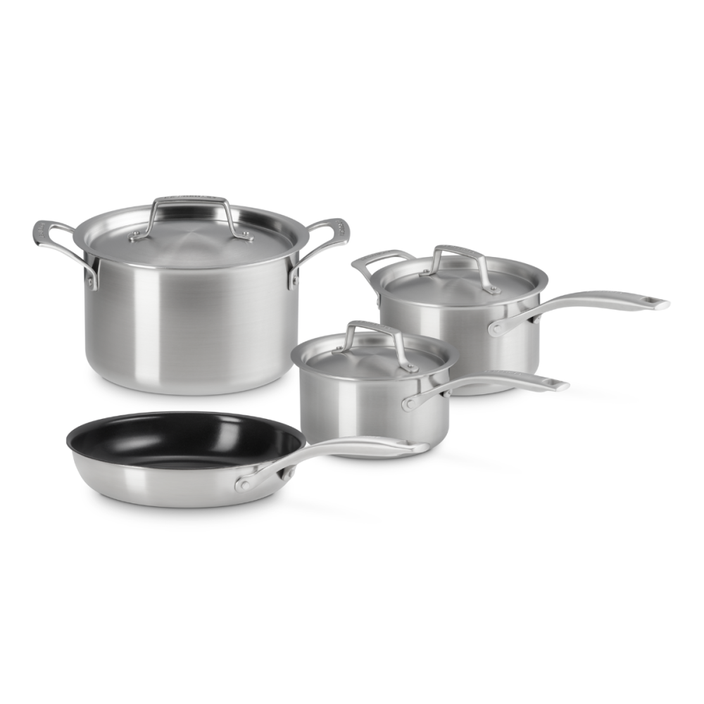 Essential Stainless Steel 7-Piece Cookware Set - Thumbnail 2