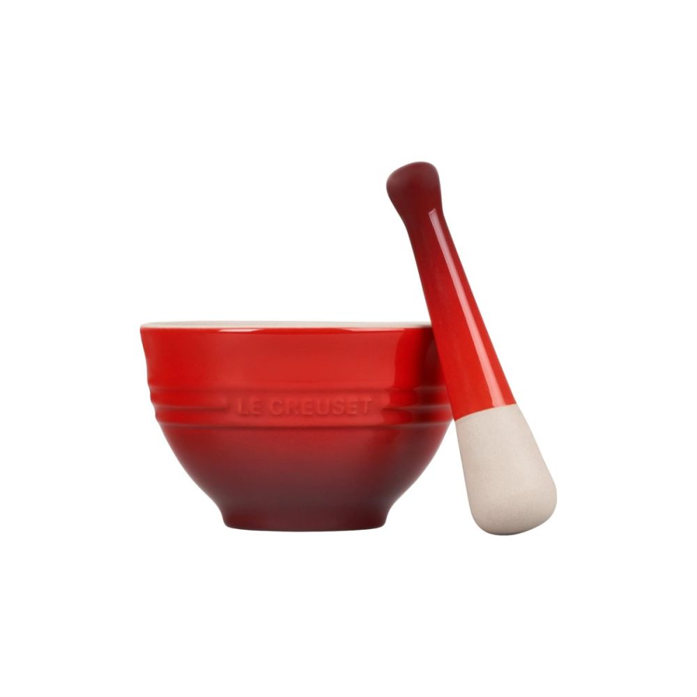 10oz Mortar & Pestle Set (Cerise) | Le Creuset | Everything Kitchens