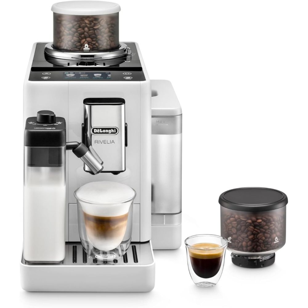 Rivelia Fully Automatic Espresso Machine (Arctic White) | De