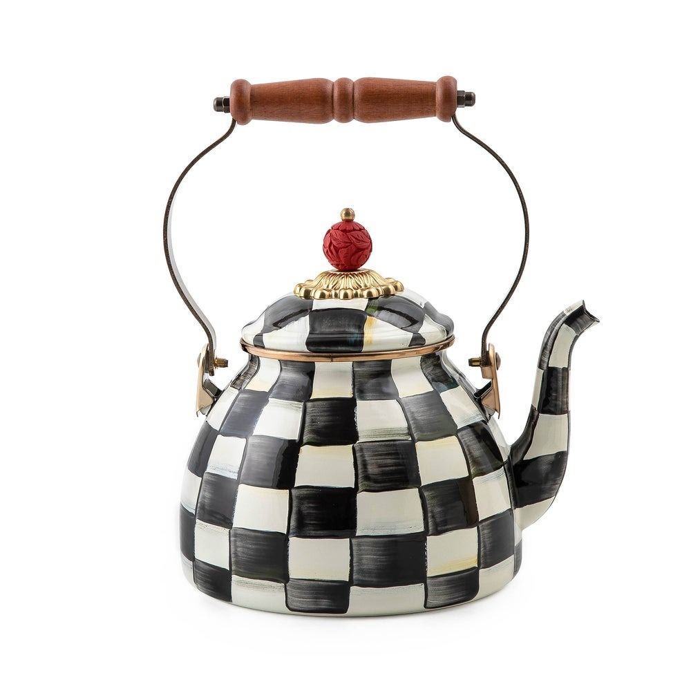 Courtly Check 2 Qt. Tea Kettle | MacKenzie-Childs | Everything