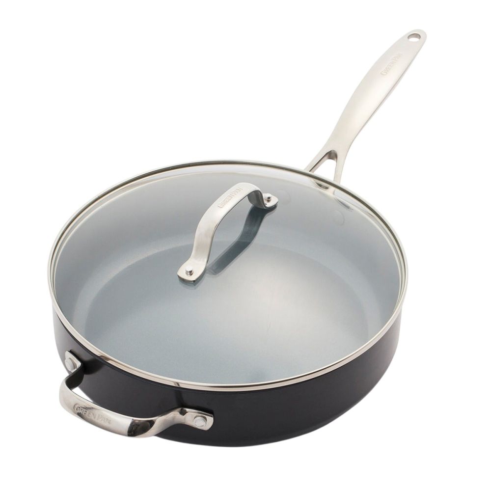 Valencia Pro Ceramic Nonstick Saute Pan with Lid 11 Inch