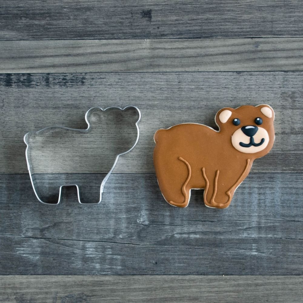 3.6” Steel Cute Bear Cookie Cutter, Ann Clark