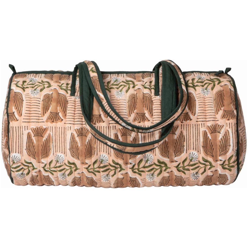 Block Print Weekender Bag (Peregrine) | Danica Studio | Everything