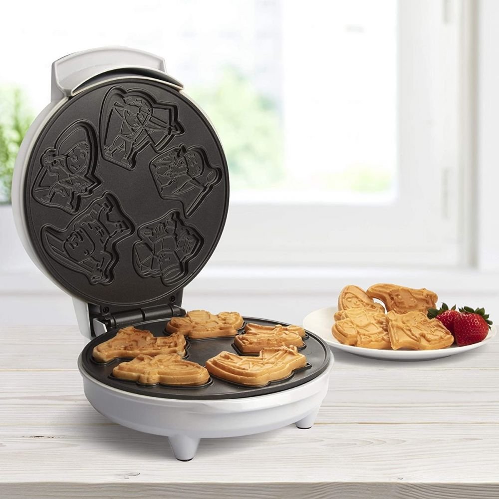 Cucinapro Mermaid Waffle Maker - Create 7 Different Mermaid Shaped Waffles in Minutes - A Fun and Cool Under The Sea Breakfast for Kids & Adults