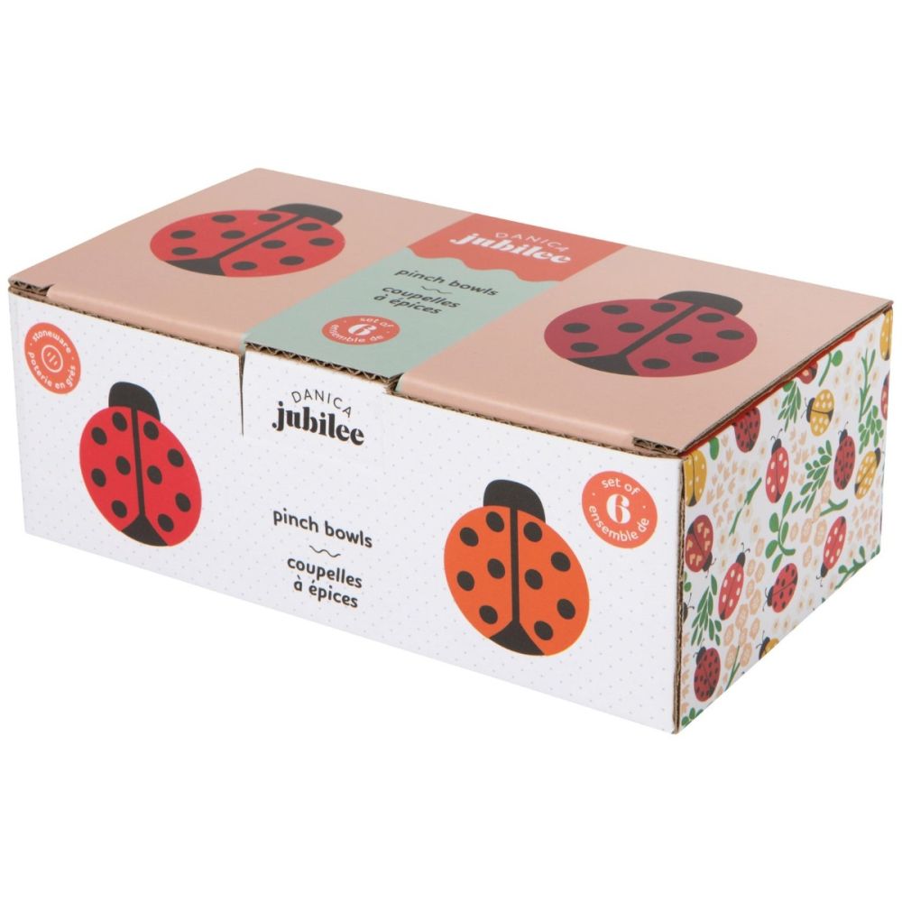 Pinch Bowls (Set of 6) (Ladybugs) | Danica Jubilee | Everything