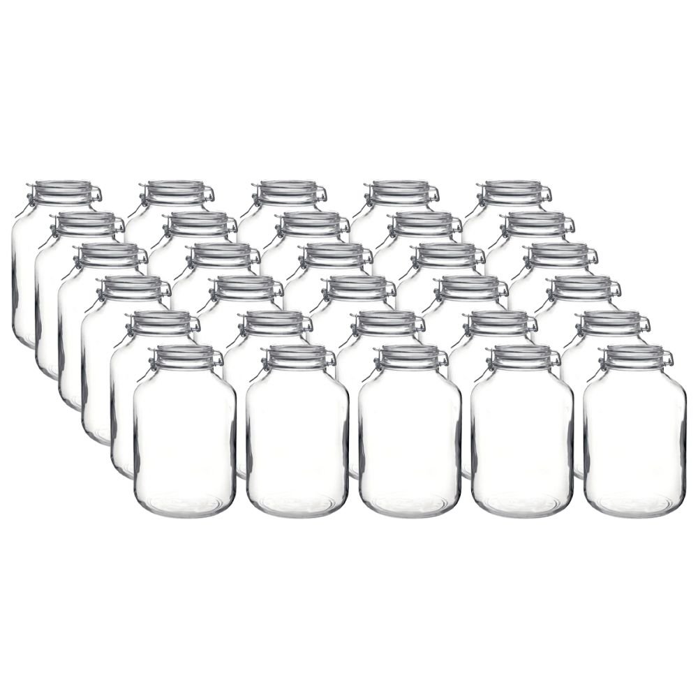 5L Swing Top Fido Glass Jars - 30-pack, Bormioli Rocco