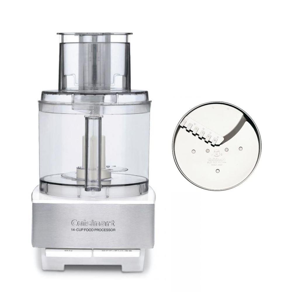 Uovertruffen Kvæle Hykler Custom 14-Cup Food Processor + 6mm French Fry Disc (White) | Cuisinart |  Everything Kitchens