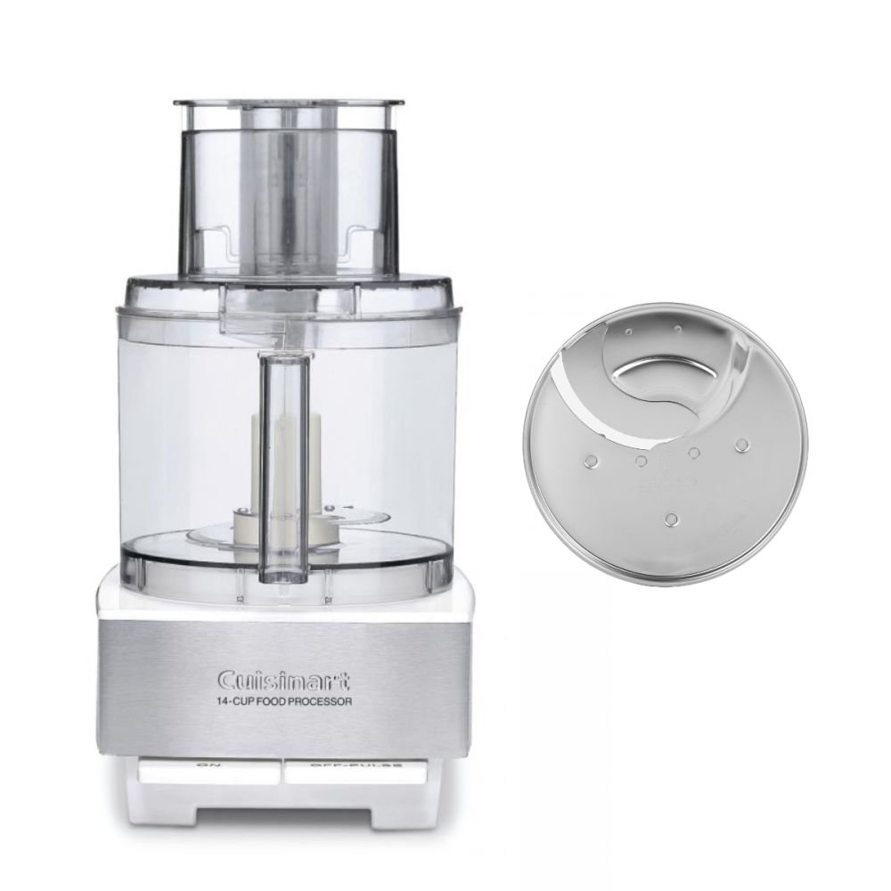 sekvens Metode Udelade Custom 14-Cup Food Processor + Extra Thick Slicing Disk (White) | Cuisinart  | Everything Kitchens