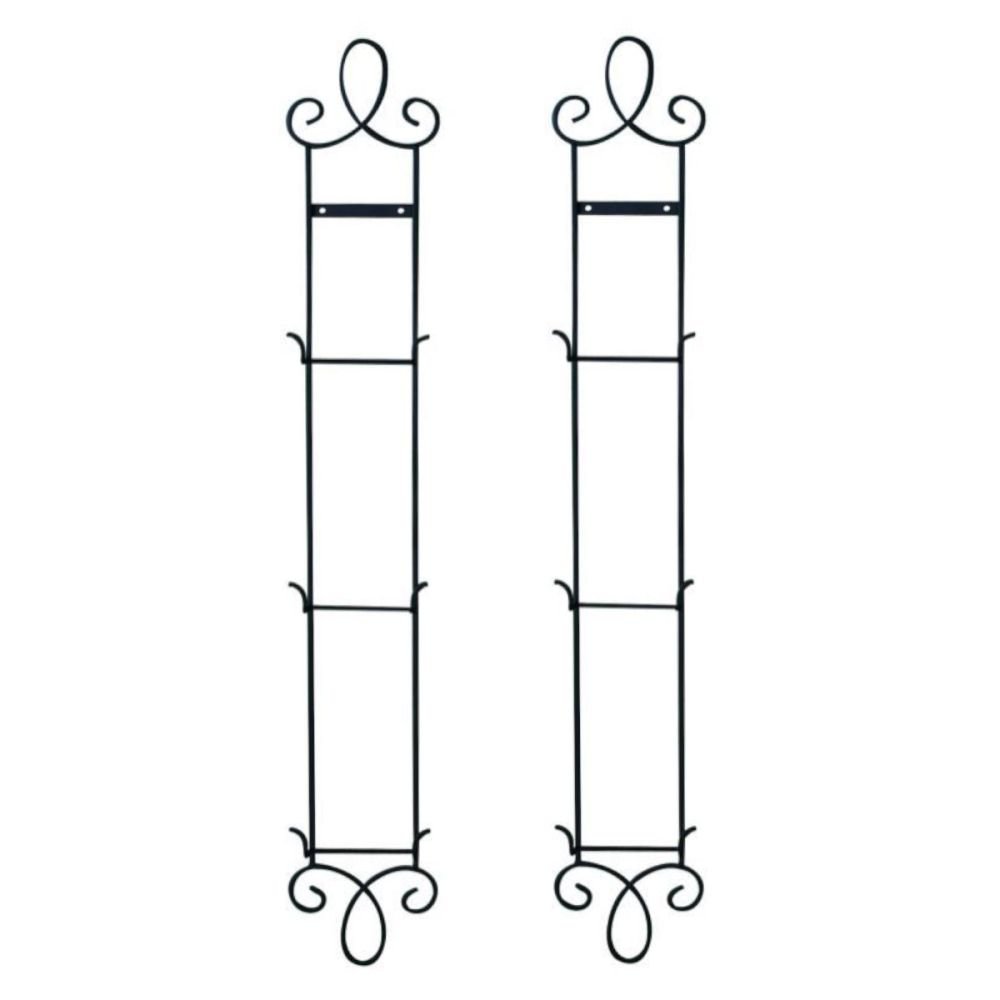 Plate Stand - Iron Four Tiered Plate Holder, Tiered Plate Stands