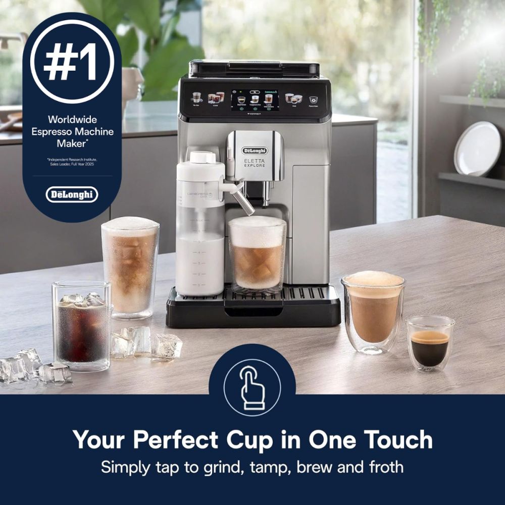 Eletta Explore Fully Automatic Espresso Machine with Cold Brew
