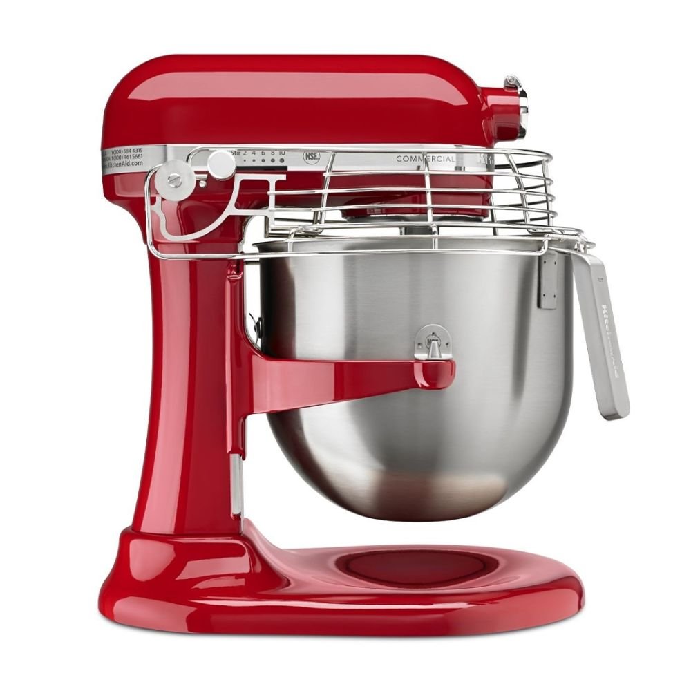 Empire Red Commercial 8 Quart Stand Mixer with Bowl Guard, KitchenAid