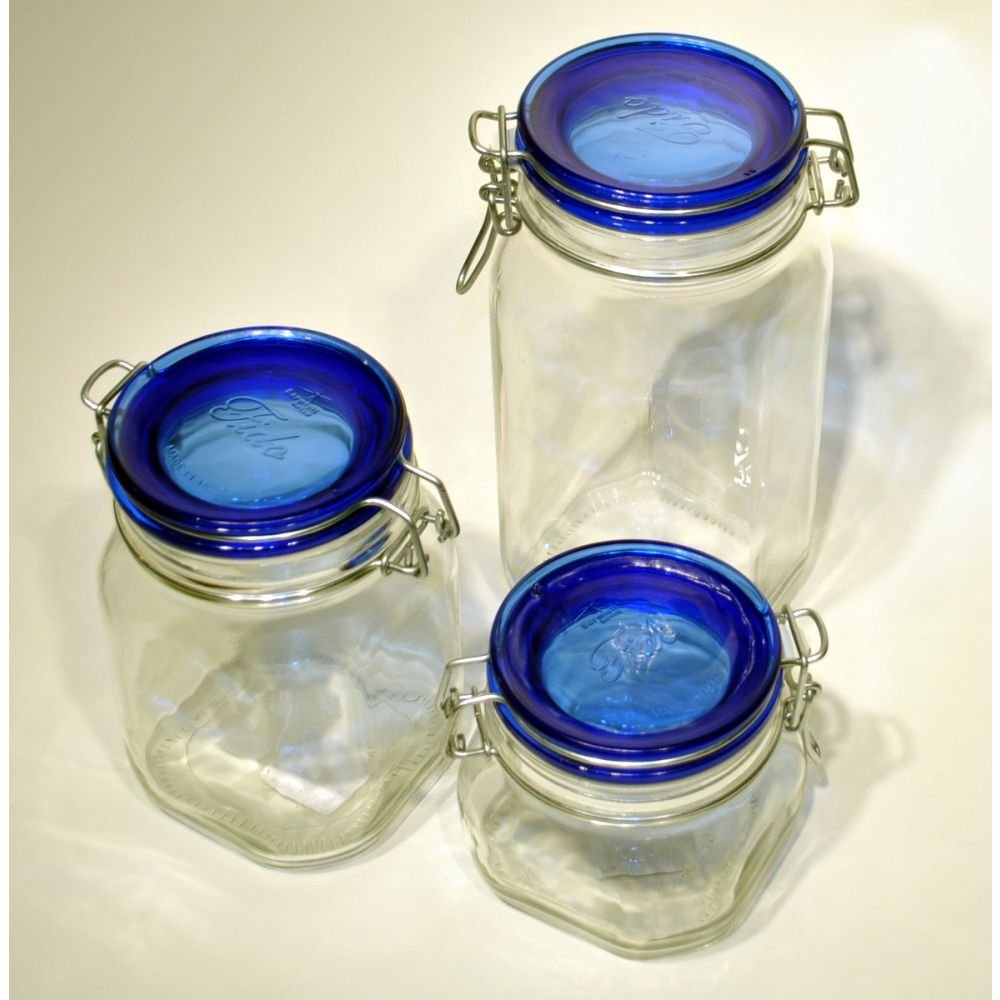 3.75 round x 4.25 Tall Glass Jar