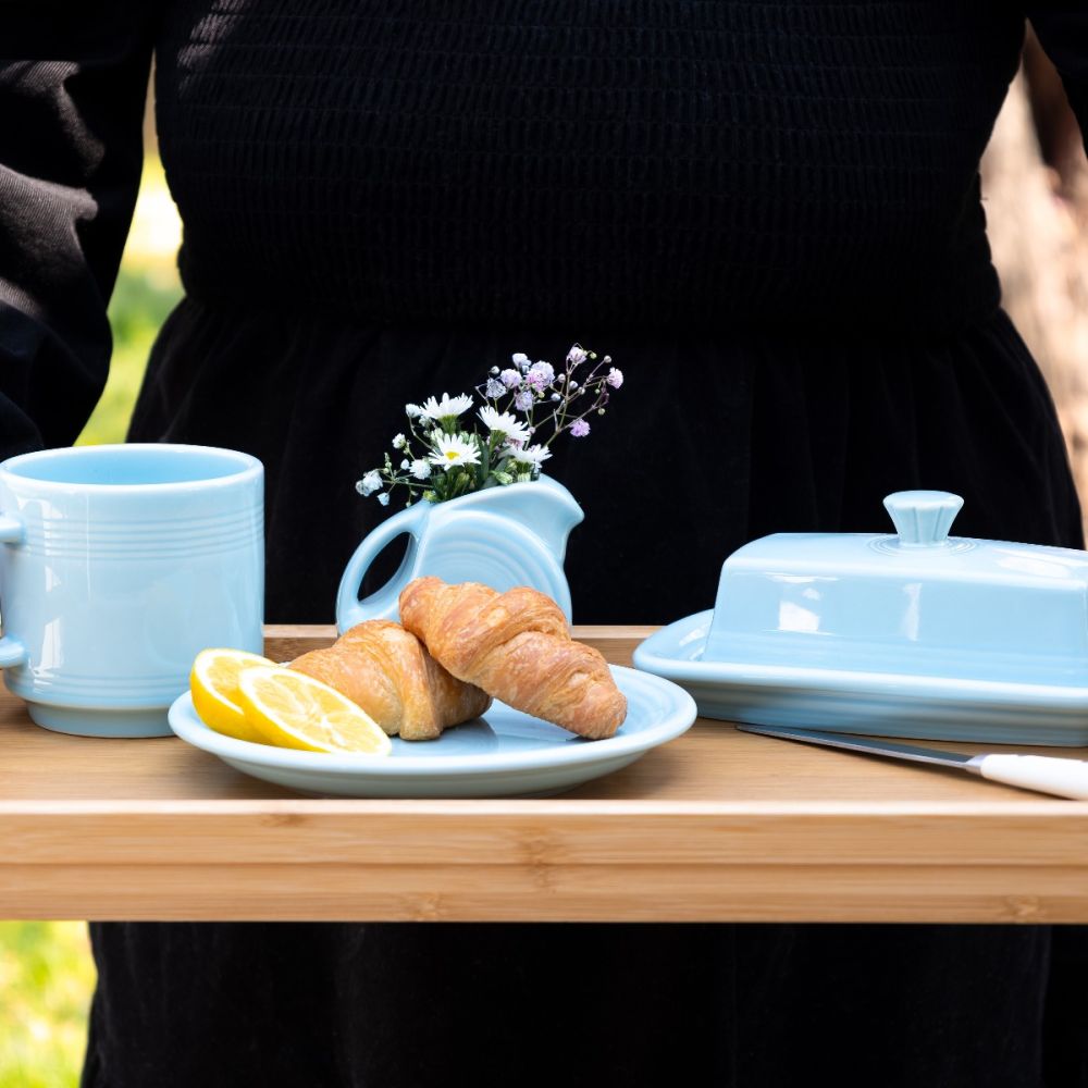 Extra Large Covered Butter Dish Sky Fiesta Everything Kitchens