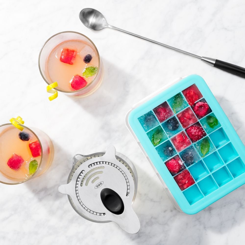 OXO Good Grips Covered Silicone Ice Cube Tray Large Cubes