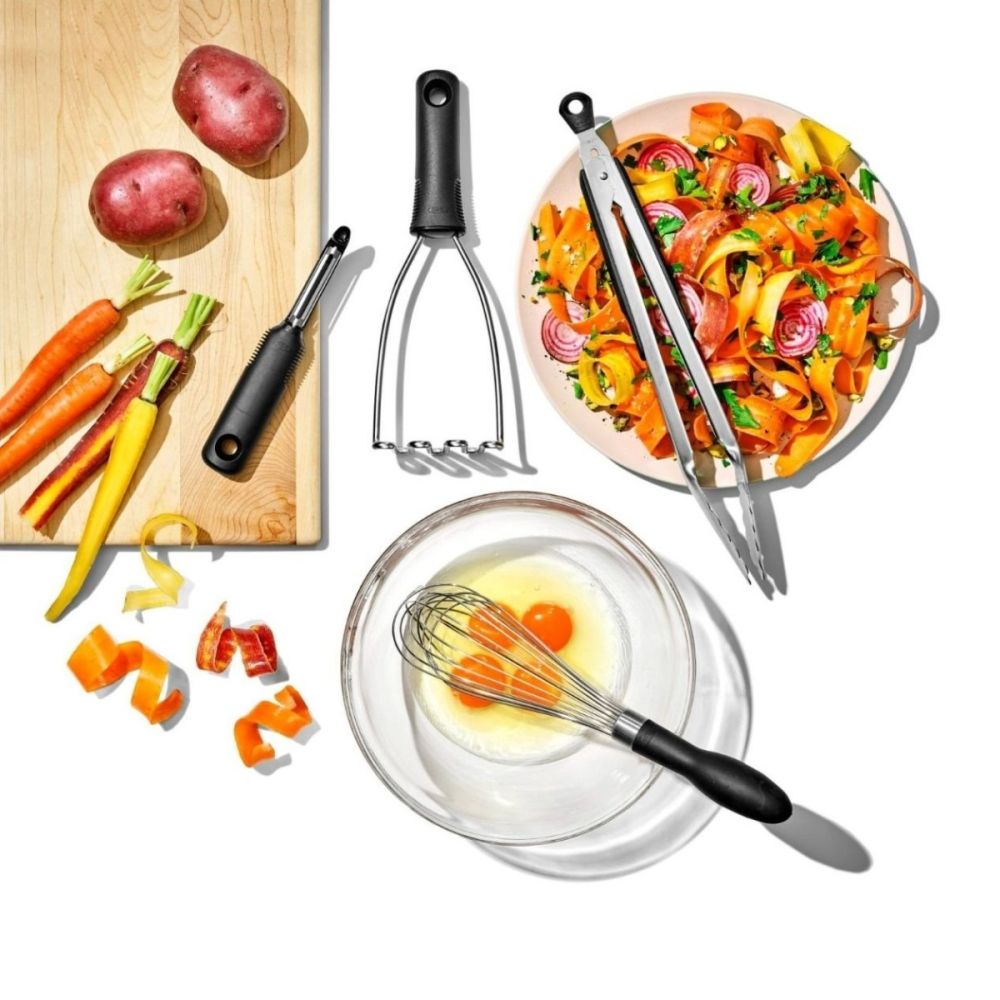 Good Grips Stainless-Steel Essential 4-Piece Kitchen Gadget Set - Thumbnail 5