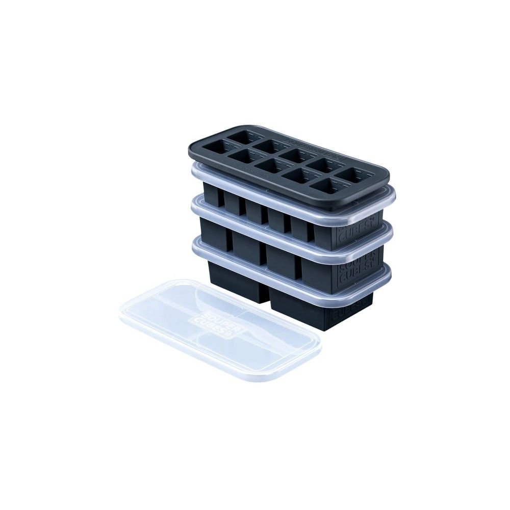 Souper Cubes 1-Cup Food Tray | Charcoal