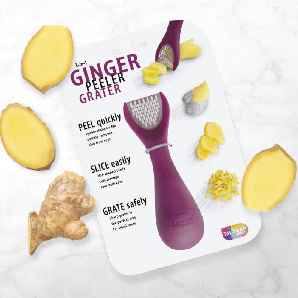 Talisman Designs 3-in-1 Ginger Peeler/Slicer/Grater - Thumbnail 3
