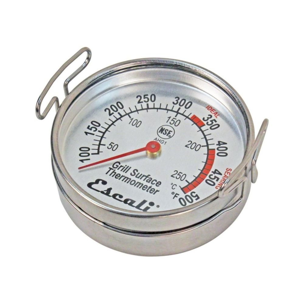 CDN Grill Surface Thermometer Silver 