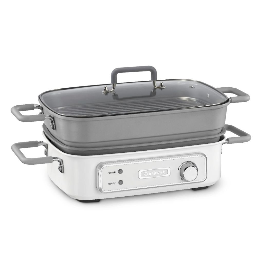CucinaPro Stainless Steel Electric Skillet 16 in. Silver - Ace