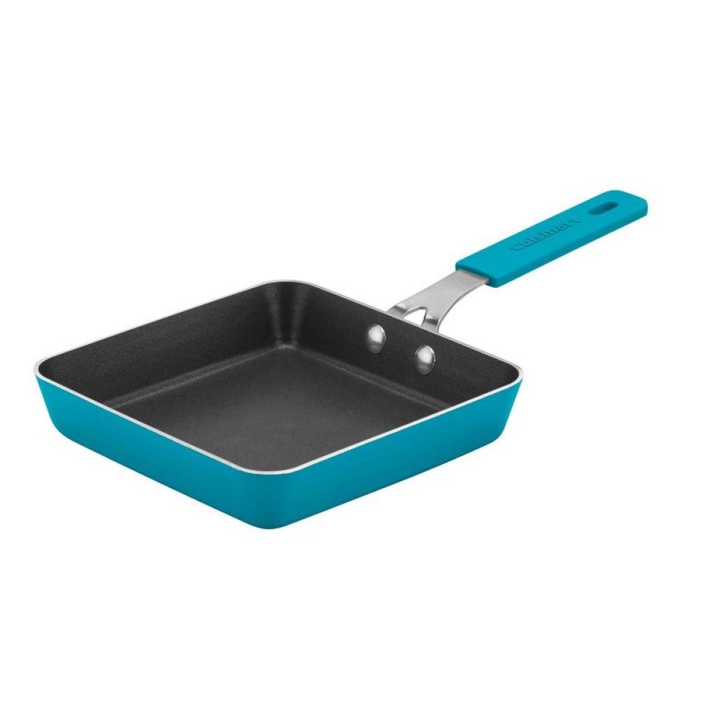 Cuisinart Mini 5.5 Nonstick Square Fry Pan | Turquoise