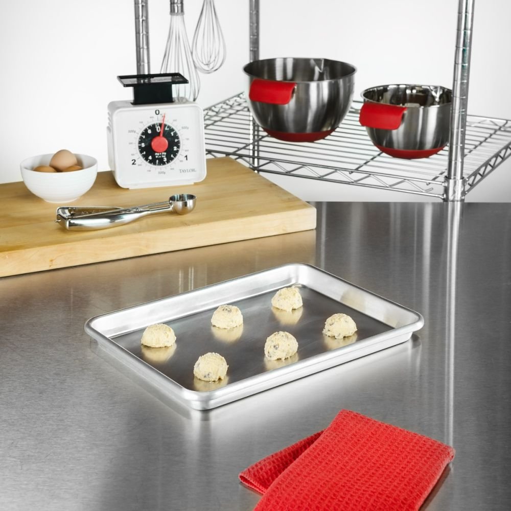 Fat Daddio's Aluminum Holiday Cookie and Baking Sheet Set with 7 Cutter Shapes