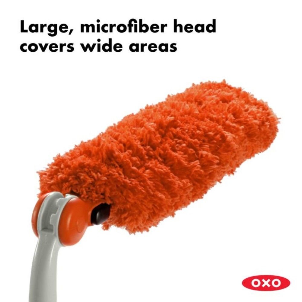 OXO's Microfiber Under Appliance Duster Is Perfect for Cleaning